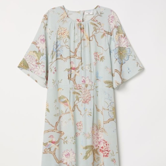 GP & J BAKER Dresses & Skirts - GP & J BAKER x H&M Light green floral Dress